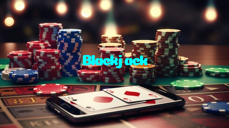 Blackjack casino presented on mobile device in Pakistan with slots and live games