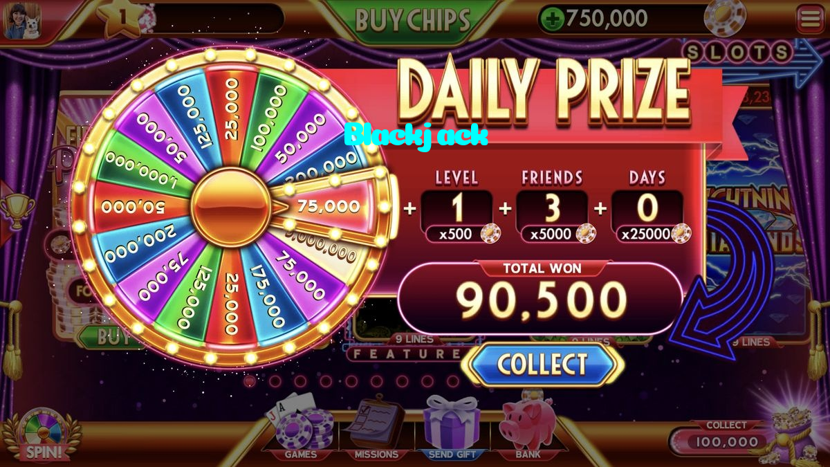 Blackjack casino presented on mobile device in Pakistan with slots and live games